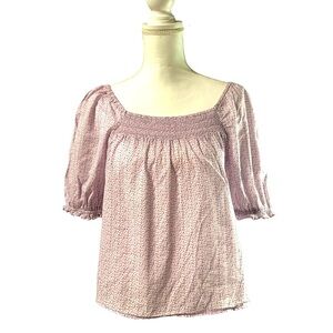 Ana - Short Sleeve Lightweight Women's‎ Blouse, Size Medium